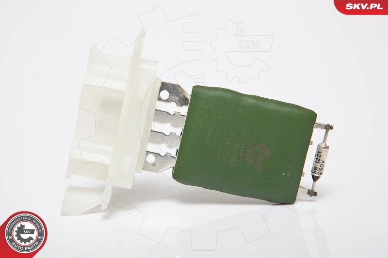 Resistor, interior blower